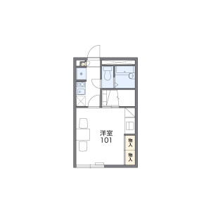 1K Apartment in Sakura - Otaru-shi Floorplan