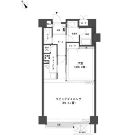 1LDK {building type} in Hirano - Minamitsuru-gun Yamanakako-mura Floorplan