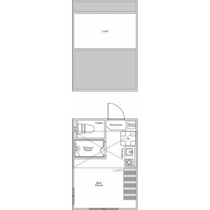 1R Apartment in Oji - Kita-ku Floorplan