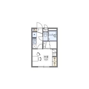 1K Mansion in Fujisawa - Fujisawa-shi Floorplan