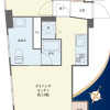 1DK Apartment to Buy in Meguro-ku Floorplan