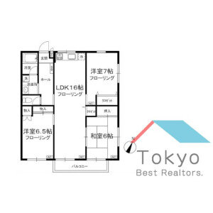 3LDK Mansion in Higashinakano - Nakano-ku Floorplan