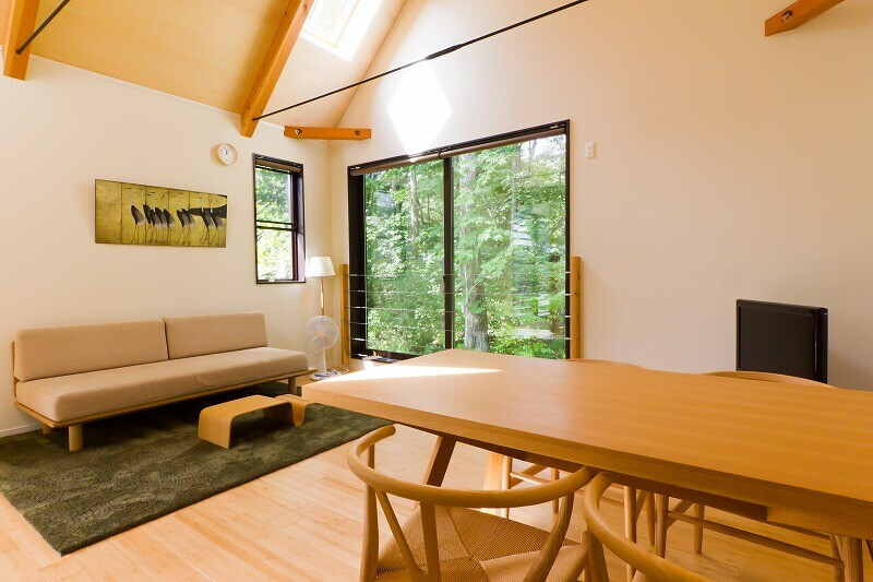 2DK Holiday House to Buy in Kitaazumi-gun Hakuba-mura Living Room