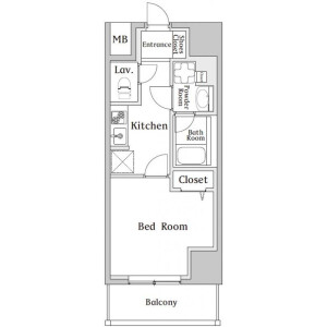 1K Mansion in Ryogoku - Sumida-ku Floorplan