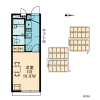 1K Apartment to Rent in Osaka-shi Miyakojima-ku Floorplan