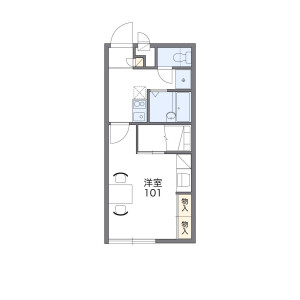 1K Apartment in Izumicho - Higashimatsuyama-shi Floorplan