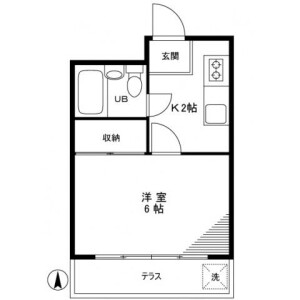 1K 맨션 in Arakawa - Arakawa-ku Floorplan