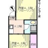 2K Apartment to Rent in Toshima-ku Floorplan