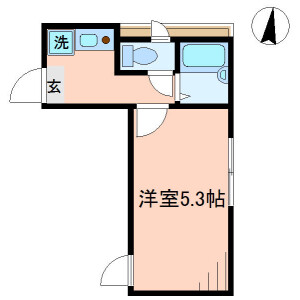 1K Apartment in Arakawa - Arakawa-ku Floorplan