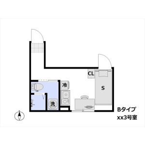 1R Mansion in Kameido - Koto-ku Floorplan