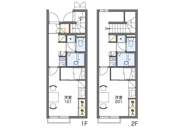 1K Apartment to Rent in Gifu-shi Floorplan