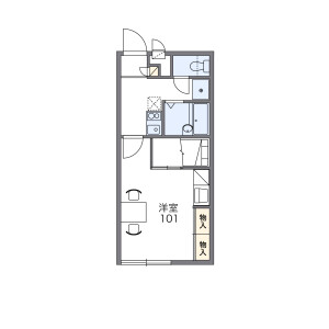 1K Apartment in Nakano - Ora-gun Ora-machi Floorplan