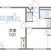1LDK Apartment to Rent in Hamamatsu-shi Higashi-ku Floorplan
