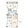 3LDK Apartment to Buy in Zushi-shi Floorplan