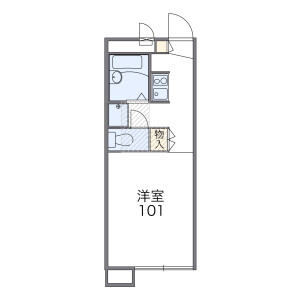 1K Apartment in Izumicho - Yokohama-shi Izumi-ku Floorplan