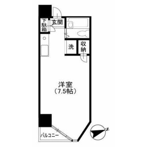 1R Mansion in Takadanobaba - Shinjuku-ku Floorplan
