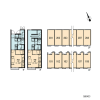 1K Apartment to Rent in Kurume-shi Layout Drawing