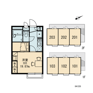 1K Apartment in Gumizawa - Yokohama-shi Totsuka-ku Floorplan
