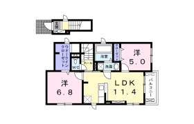 2LDK Apartment in Kitami - Setagaya-ku