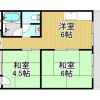 2SK Apartment to Rent in Osaka-shi Nishiyodogawa-ku Floorplan
