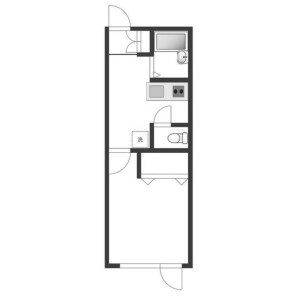 1K Apartment in Sangenjaya - Setagaya-ku Floorplan