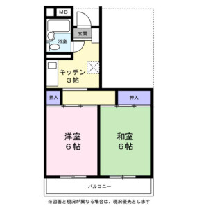 2K Mansion in Onitaka - Ichikawa-shi Floorplan