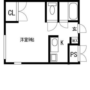 1R Mansion in Onitaka - Ichikawa-shi Floorplan