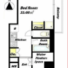 1R Apartment to Buy in Sumida-ku Floorplan