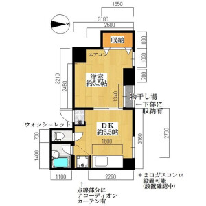 1DK Mansion in Motoasakusa - Taito-ku Floorplan