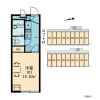 1K Apartment to Rent in Fukuoka-shi Nishi-ku Layout Drawing