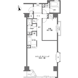 1LDK Mansion in Shibokusa - Minamitsuru-gun Oshino-mura Floorplan