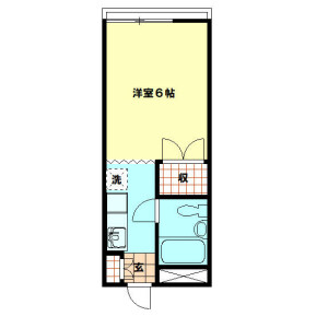 1K Apartment in Akatsuka - Itabashi-ku Floorplan