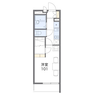 1K Mansion in Akagawa - Osaka-shi Asahi-ku Floorplan