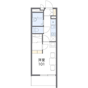 1K Mansion in Minamidai - Sagamihara-shi Minami-ku Floorplan
