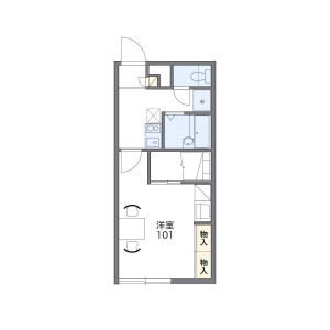 1K Mansion in Oasa ogimachi - Ebetsu-shi Floorplan