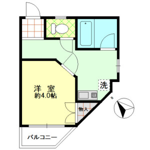 1K Mansion in Kitaotsuka - Toshima-ku Floorplan