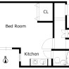 1R Apartment to Rent in Kyoto-shi Nakagyo-ku Floorplan
