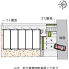 1Kアパート - 新宿区賃貸 配置図