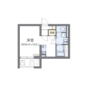 1K Mansion in Nakarokugo - Ota-ku Floorplan