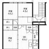 3DK Apartment to Rent in Inazawa-shi Floorplan