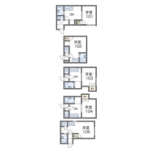 1K Apartment in Mogami - Otaru-shi Floorplan