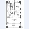1SLDK Apartment to Rent in Minato-ku Floorplan