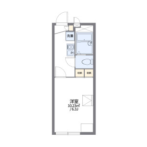 1K Apartment in Yoshinodai - Sagamihara-shi Chuo-ku Floorplan