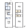 2DK Apartment to Rent in Kofu-shi Floorplan