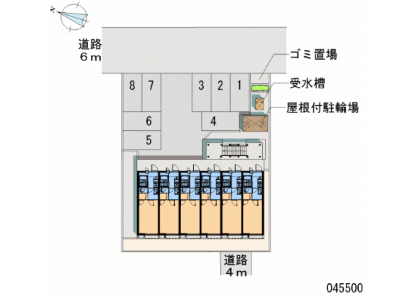 1K Apartment to Rent in Koshigaya-shi Floorplan