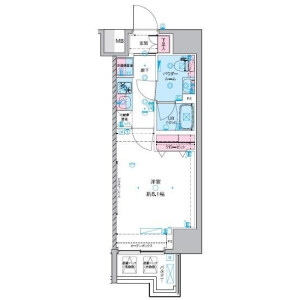 1K Mansion in Higashikanda - Chiyoda-ku Floorplan