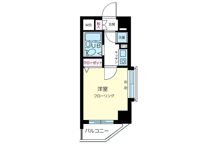 涩谷区出租中的1K公寓大厦 户外