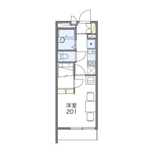 1K Mansion in Shinozakimachi - Edogawa-ku Floorplan