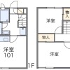 2DK Apartment to Rent in Kurashiki-shi Floorplan