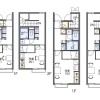 1K Apartment to Rent in Hachioji-shi Floorplan